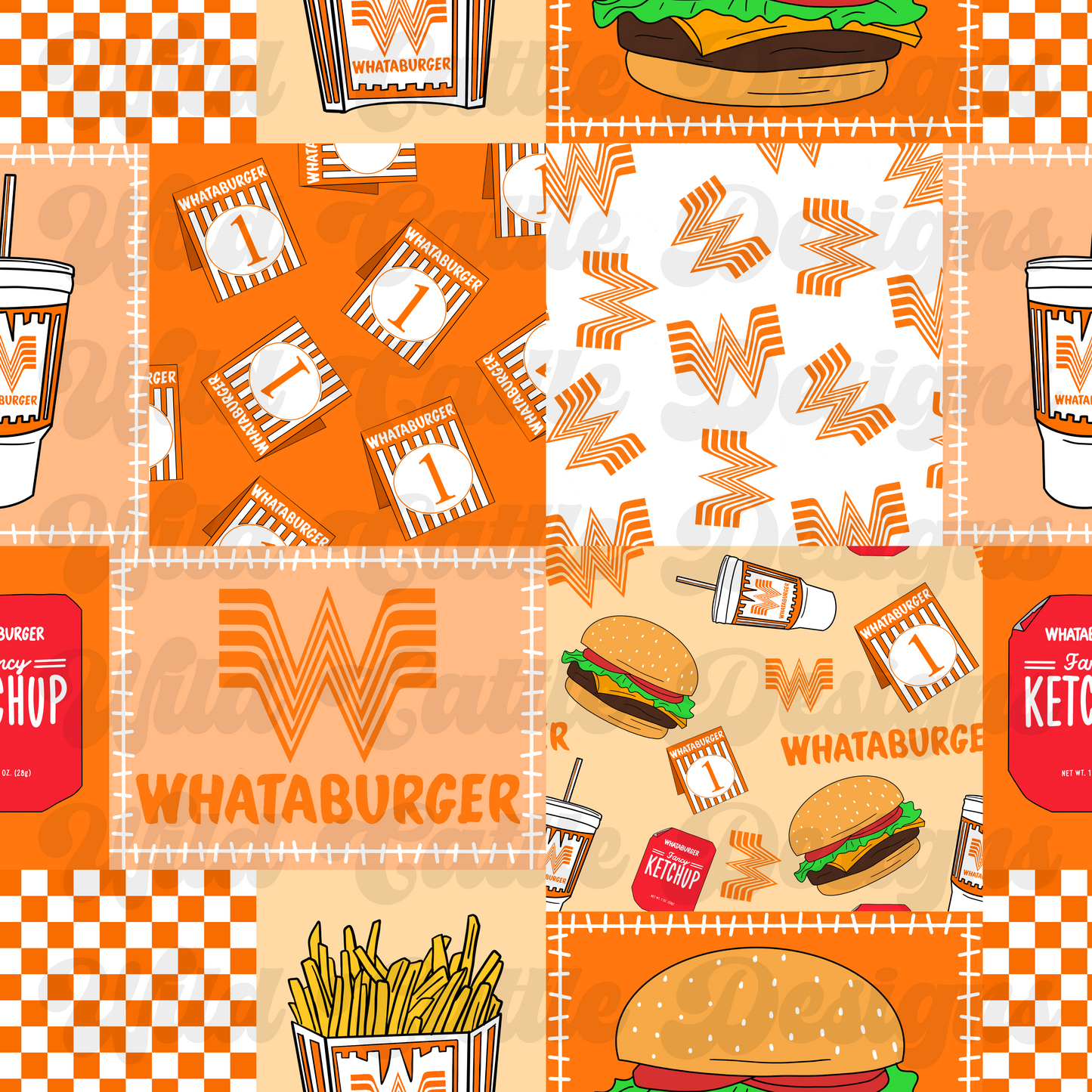 Burger Patchwork