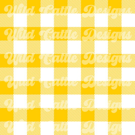 Yellow Plaid Seamless