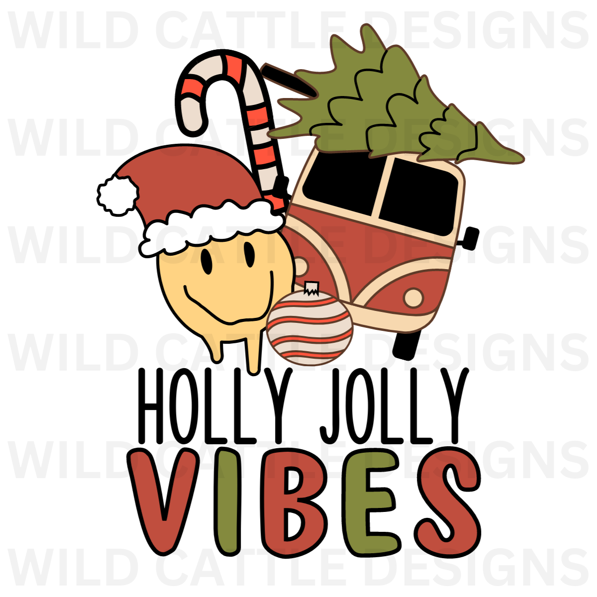 Boy Holly Jolly Collage PNG