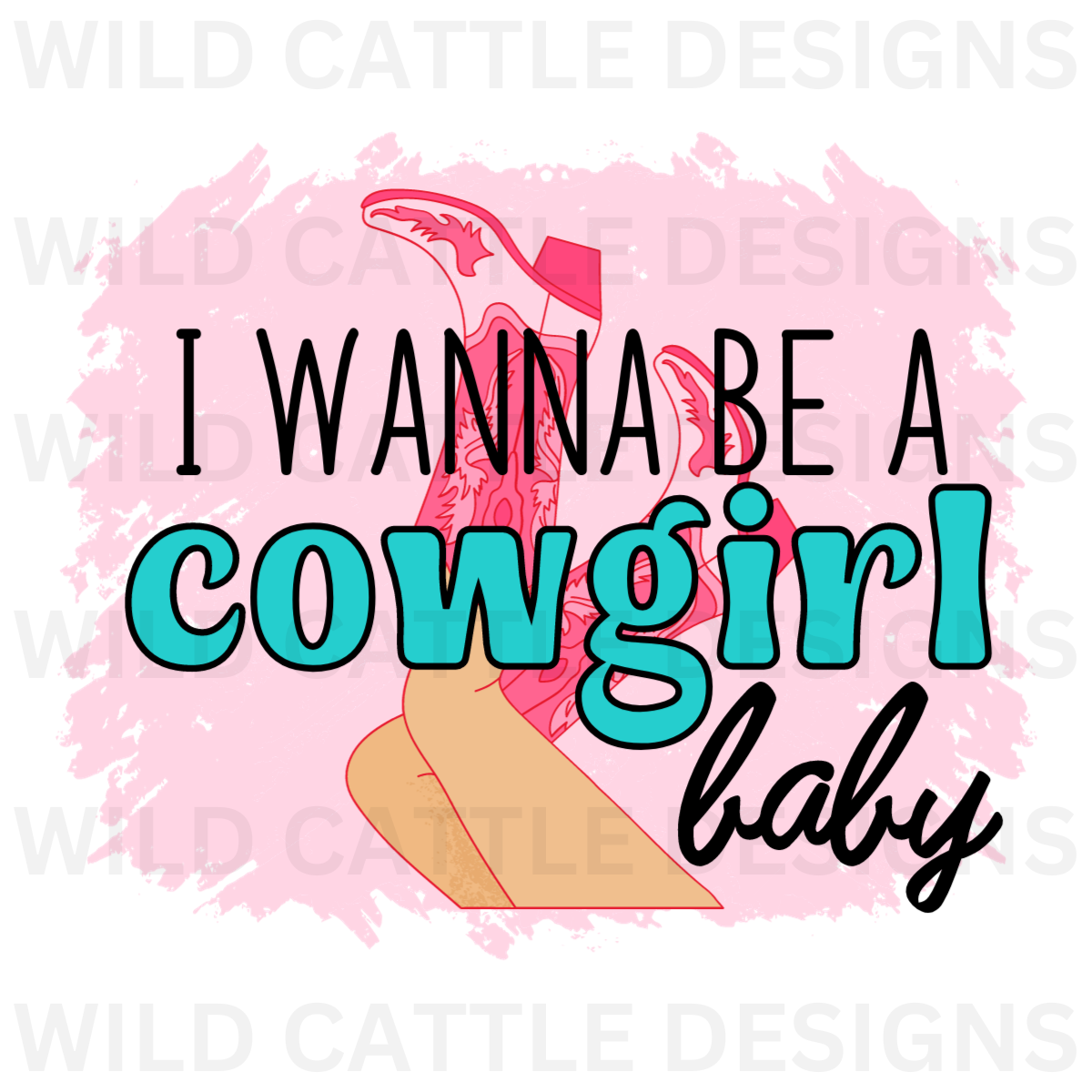 Cowgirl Baby PNG