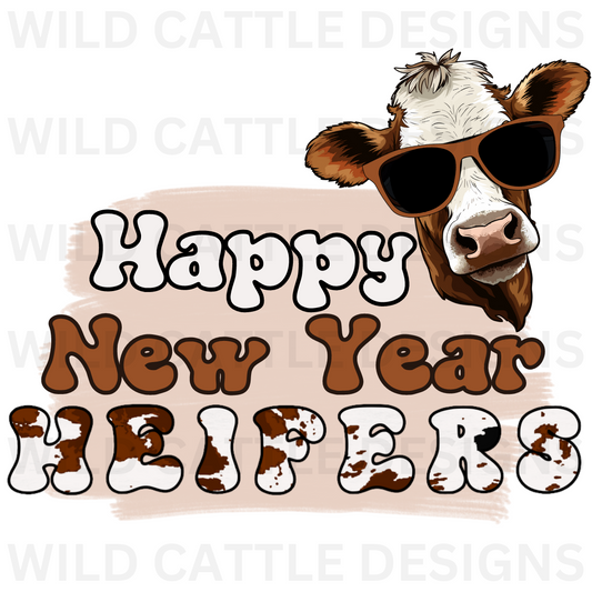 Happy New Year Cow PNG