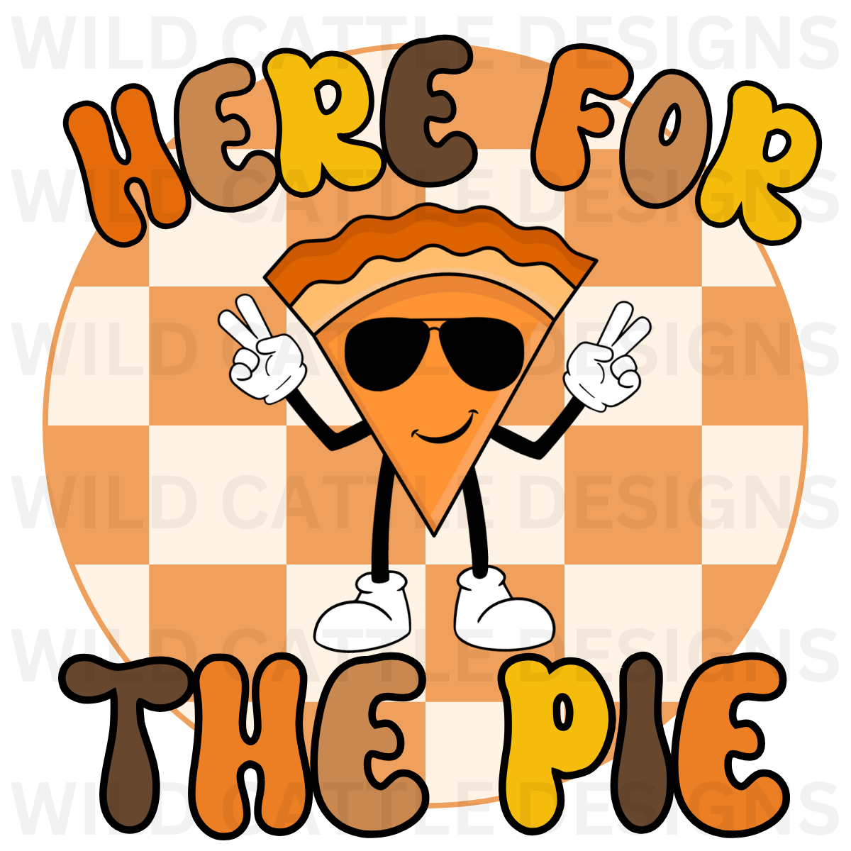 Here For The Pie Boy PNG