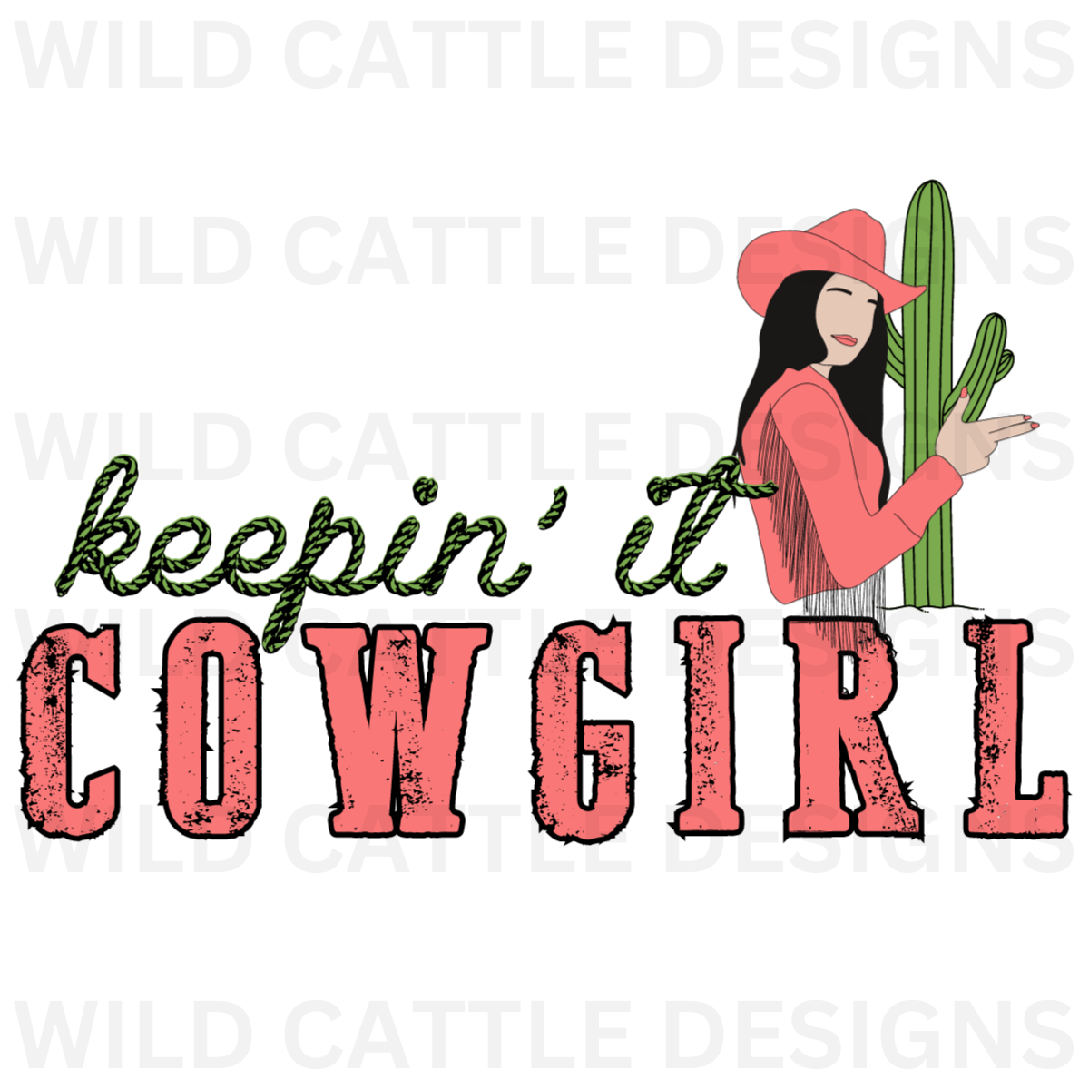 Keepin It Cowgirl PNG