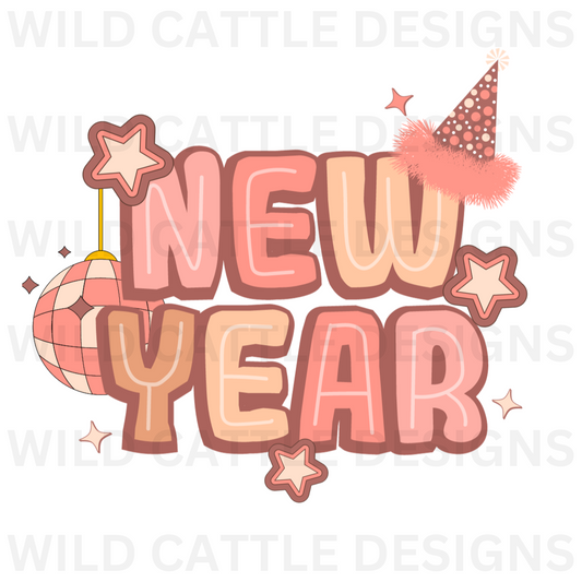 Peachy New Year PNG