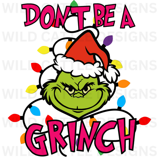 Pink Christmas Monster PNG