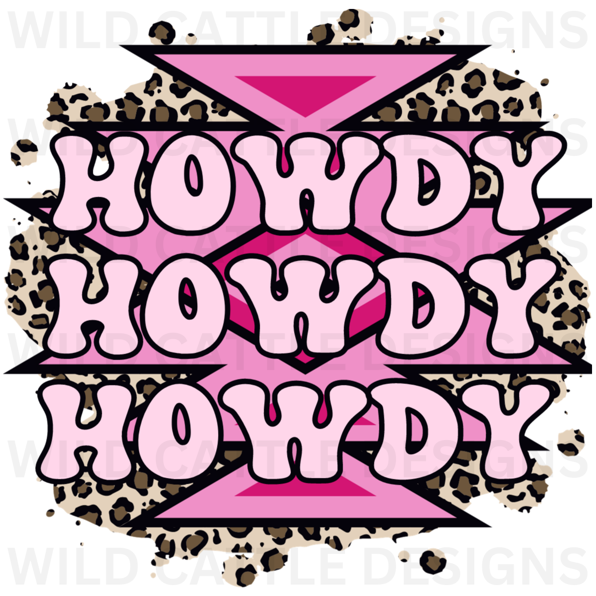 Pink Howdy PNG