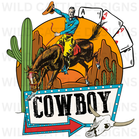 Wiild West Cowboy PNG