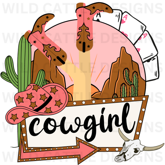 Wild West Cowgirl PNG