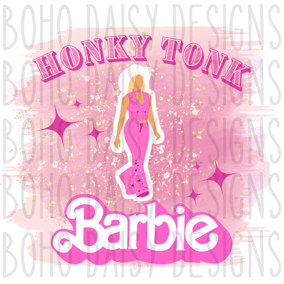 Honky Tonk Barbie PNG