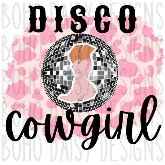 Disco Cowgirl PNG